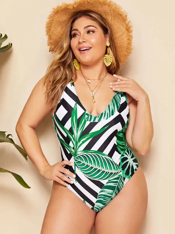 Argyle Leaves Monokini
